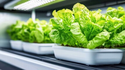 Innovative indoor farming system featuring minimalist high technology for efficient plant growth