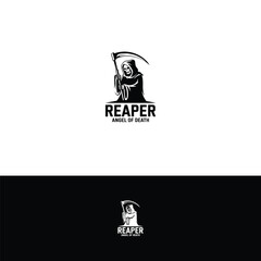 Reaper vector logo design template