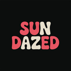 Retro 70s Groovy Bold Typography Wall Art Print