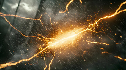 Abstract Powerful Energy Explosion