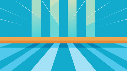 Captivating Abstract Sunlight Patterns on Water Bottom Underwater Scene Artwork