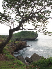 The cluster of karst cliffs on Kesirat coast, which are deep and high, offer the charm of beauty.
