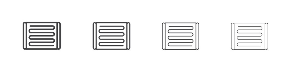 Condenser coil icon