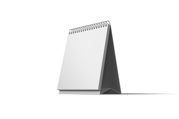 Low Angle View of Square Desk Calendar, 3D Illustration