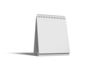 Half View of Square Desk Calendar, 3D Illustration