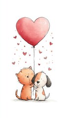 Paws and Whiskers: Love in the Air