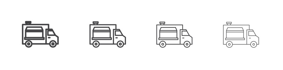Food truck icon