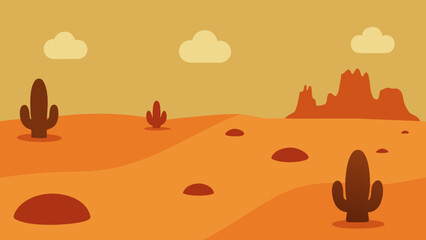 Vast flat desert plateau featuring boulders cactus and arid beauty