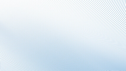Blue Sky Stripes Wavy Line Abstract Background for Modern Web Design, Digital Art, and UI Presentation