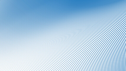 Blue Sky Stripes Wavy Line Abstract Background for Modern Web Design, Digital Art, and UI Presentation