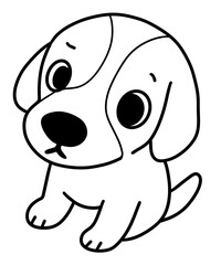 dog animal cartoon puppy illustration pet