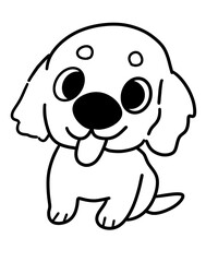 dog animal cartoon puppy illustration pet