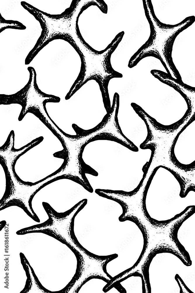 Poster abstract organic microstructures pattern design for creative background