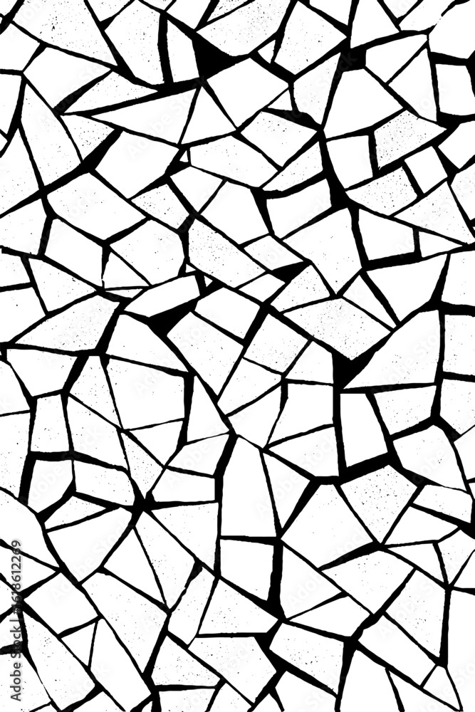 Poster abstract stone flakes and shards pattern design for backgrounds