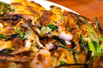 seafood scallion pancake