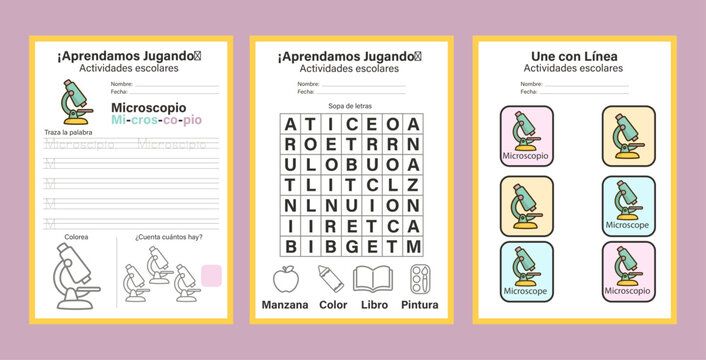 Microscope Kit Escolar Interactivo