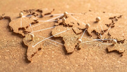 Connected Regions Cork Map Collaboration