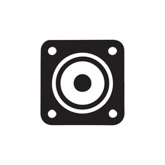 speaker isolated on white background