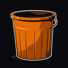 trash can vector illustration