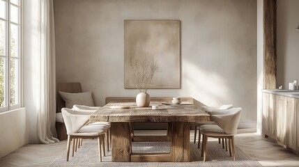 interior of a modern dining room