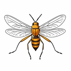 illustration of small insects
