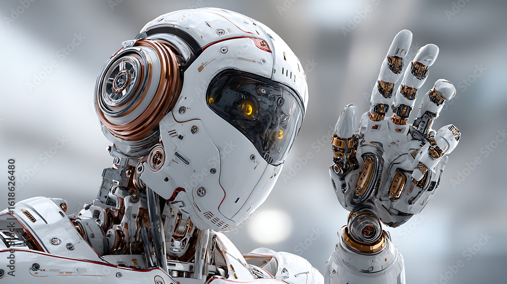 Aufkleber an ai agent acts as a virtual assistant, providing support as an artificial intelligence representat