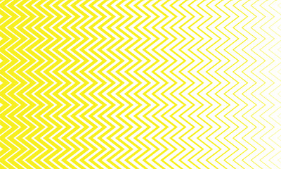 abstract yellow and white thik to thin vertical zig zag line pattern used for as background.