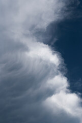 Cloudy weather creates a peaceful and reflective mood.
