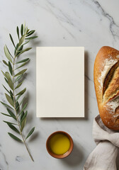 Mediterranean Food Blog Recipe Rustic Bread Olive Branch