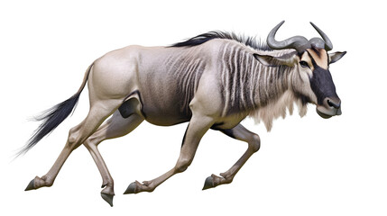 Fototapeta premium Running Wildebeest