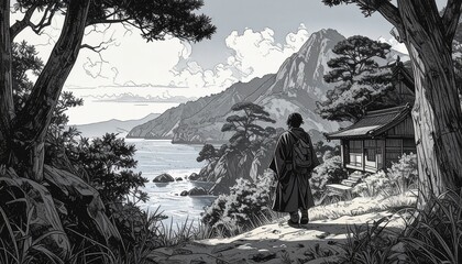 Majestic Japanese Mountain Landscape