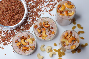 Navara Palpayasam, a creamy South Indian dessert made with Navara rice, milk, and jaggery