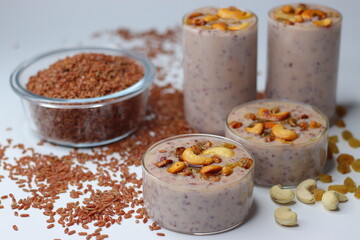 Navara Palpayasam, a creamy South Indian dessert made with Navara rice, milk, and jaggery