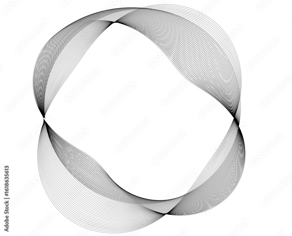Wall mural design elements. wave of many sparkling lines. abstract vertical glow wavy stripes on a white backgr