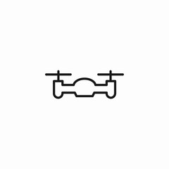 simple drone icon sign vector
