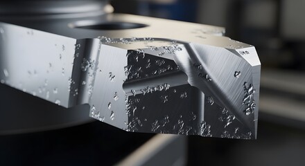 close up of a drill bits