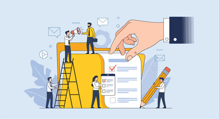 Organizing documents and tasks efficiently with team collaboration and project management tools