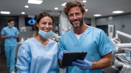 Healthcare Professionals in Modern Hospital Setting Using Digital Devices