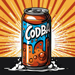 soda drink vector illustration