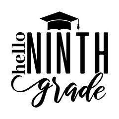 Hello School Svg Design