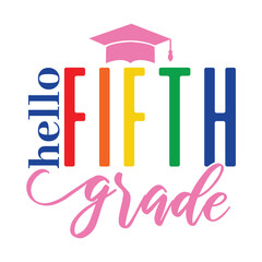 Hello School Svg Design