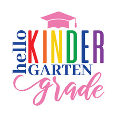 Hello School Svg Design