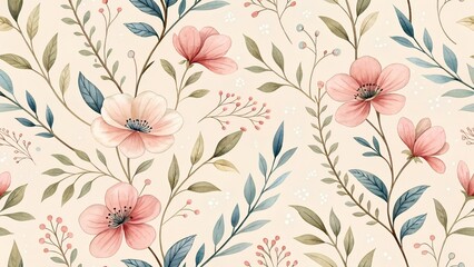 seamless floral background