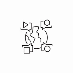global diversity icon sign vector