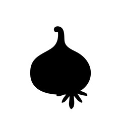 vector illustration of a radish