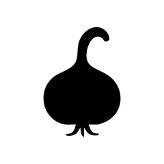 vector illustration of a radish