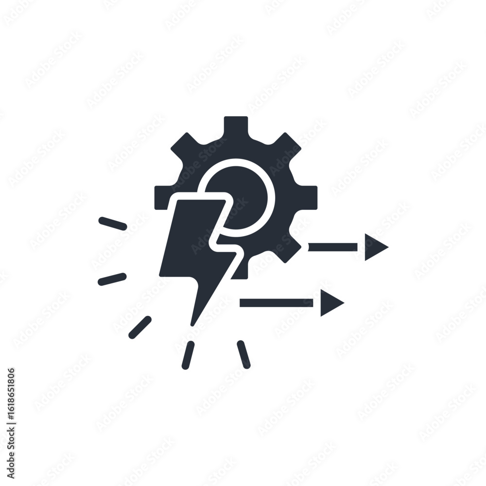 Poster disruption icon. vector.editable stroke.linear style sign for use web design,logo.symbol illustratio