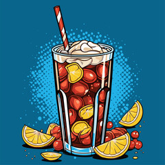 soda drink vector illustration