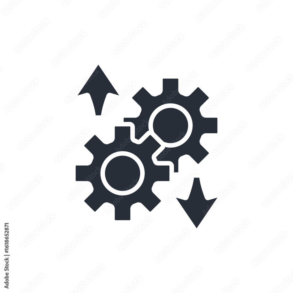 Poster development icon. vector.editable stroke.linear style sign for use web design,logo.symbol illustrati
