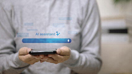 AI Virtual Assistant and Voice Chatbot on Smartphone Technology